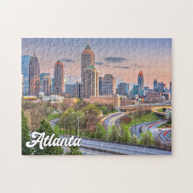 Puzzle Atlanta, Georgia, Estados Unidos (Horizontal)