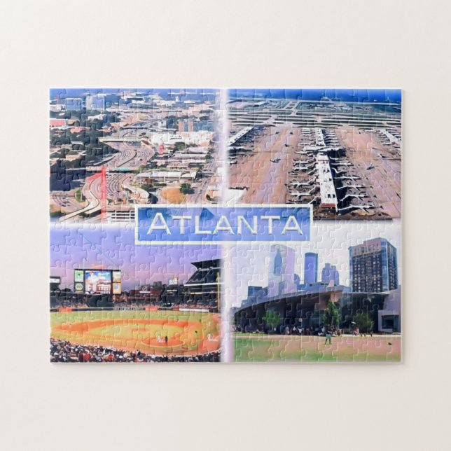Puzzle Atlanta - Mosaic - Estados Unidos (Horizontal)