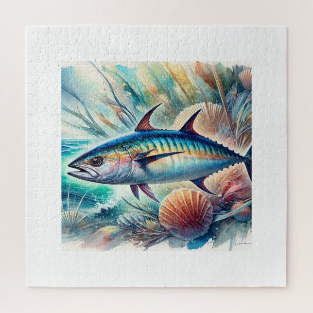 Puzzle Atlantic Bonito 190624AREF122 - Watercolor (Vertical)