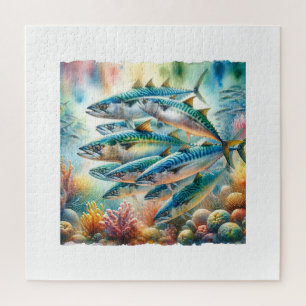 Puzzle Atlantic Mackerel 060624AREF102 - Watercolor