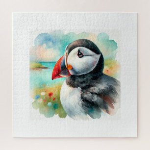 Puzzle Atlantic Puffin 040924AREF127 - Watercolor
