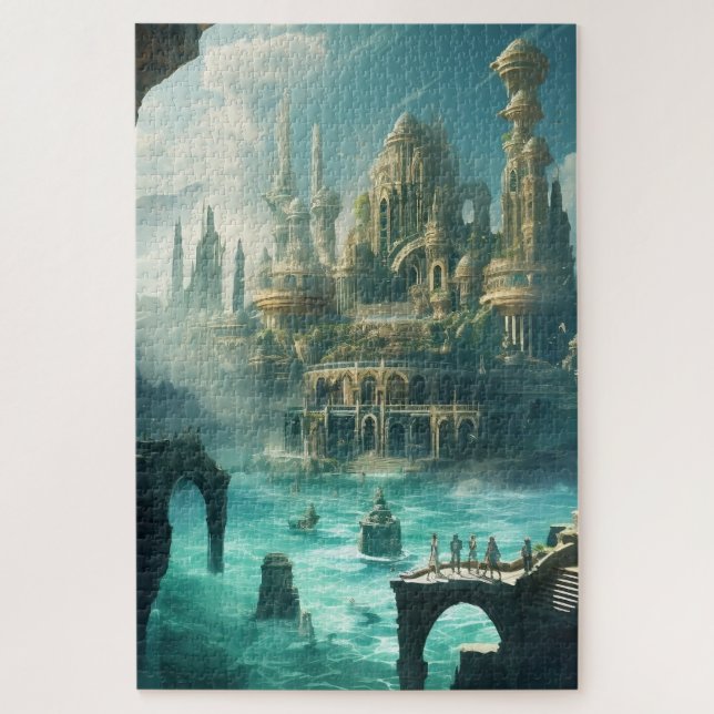 Puzzle Atlantis de 20" x 30", 1014 piezas (Vertical)
