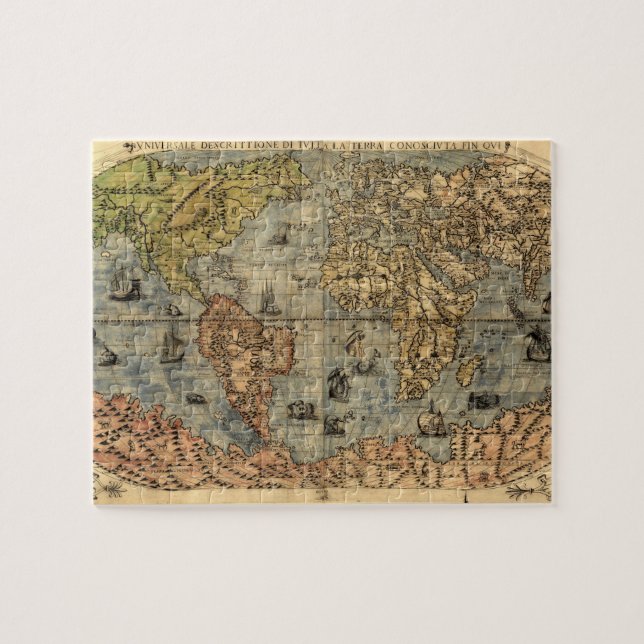 Puzzle Atlas histórico de la cosecha de mapas del mundo (Horizontal)