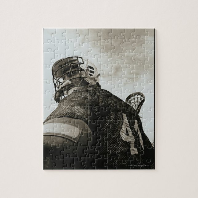 Puzzle Atleta Lacrosse (Vertical)