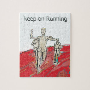 Puzzle atletas, funcionamiento, rdesign del maratón