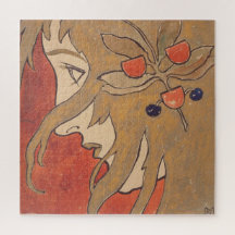 Atractivo Chica en rojo (arte clásico elegante)