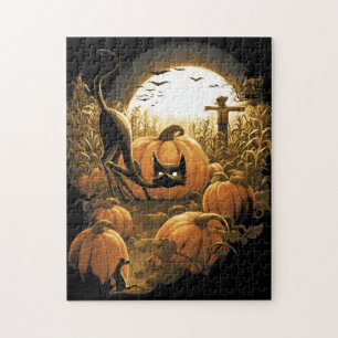 Puzzle Atrapado en un Campo Espeluznante