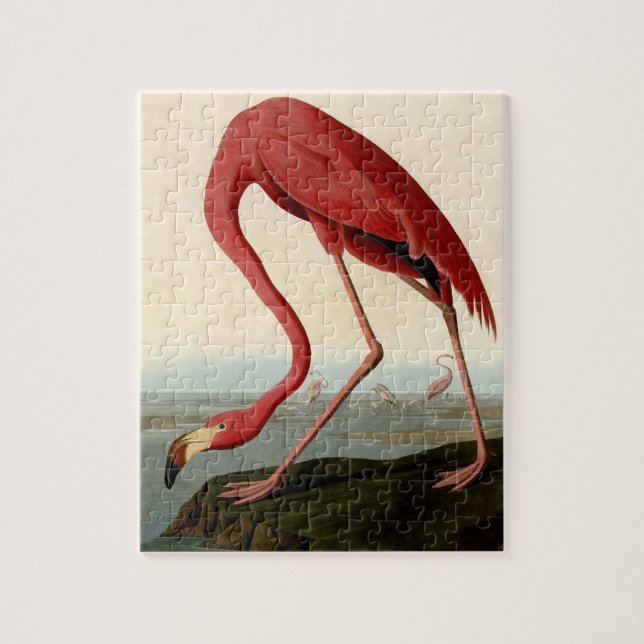 Puzzle Audubon American Flamingo (Vertical)