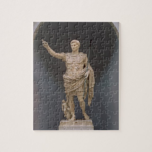 Puzzle Augustus de Prima Porta, c.20 A.C. (mármol) (Vertical)