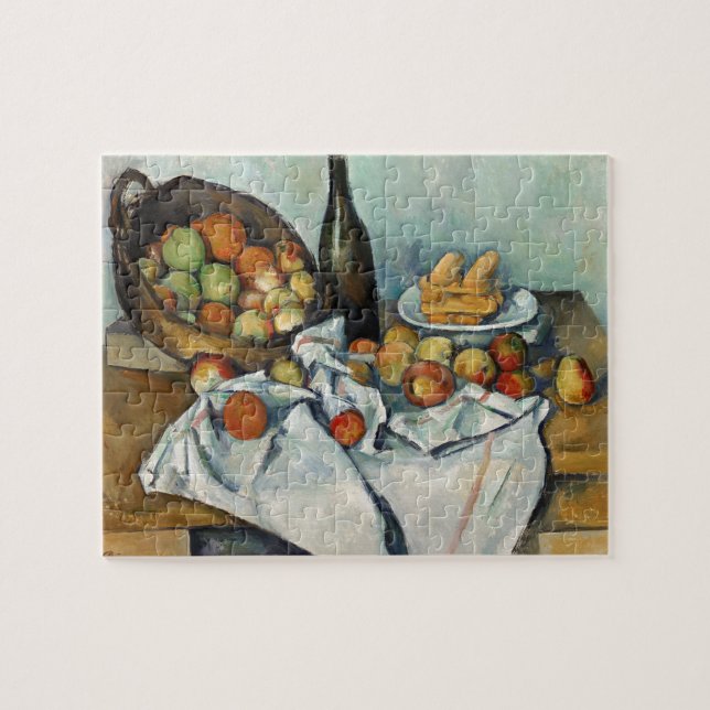 Puzzle Aún las manzanas de la vida canasta Cezanne Pintur (Horizontal)