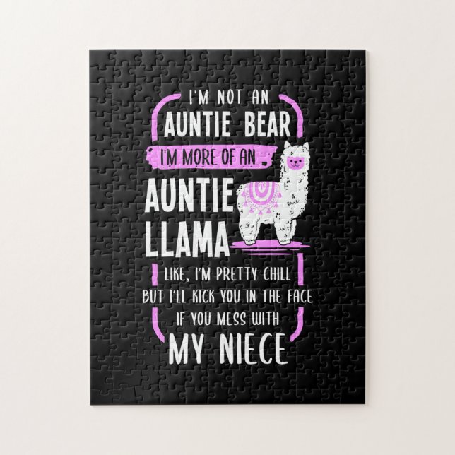 Puzzle Auntie Llama (Vertical)