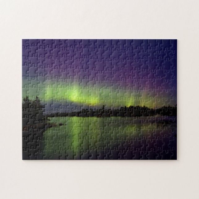 Puzzle Aurora boreal de Minnesota (Horizontal)