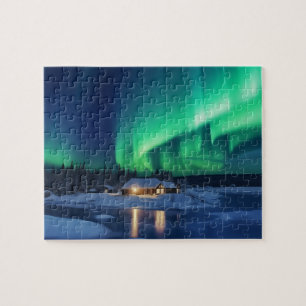 Puzzle Aurora boreal Islandia