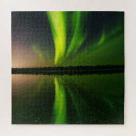 Puzzle Aurora Borealis Luces boreales Islandia Jigsaw Puz