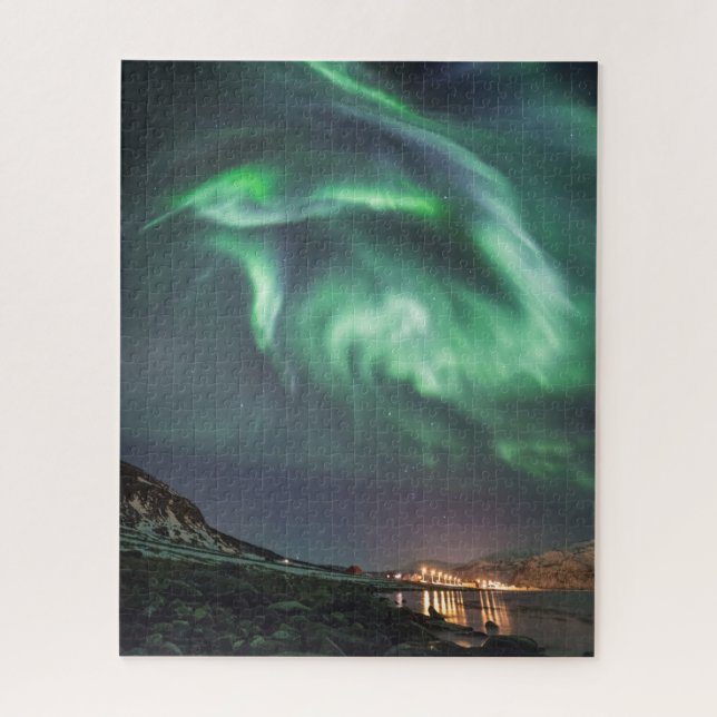 Puzzle Aurora Borealis Noruega (Vertical)