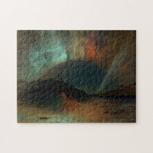 Puzzle Aurora Borealis por la Iglesia de Frederic Edwin