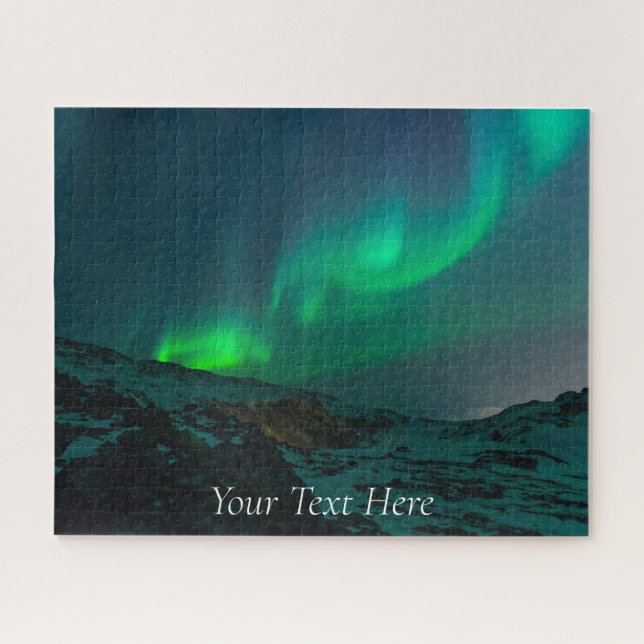 Puzzle Aurora Borealis Starry Night Stars Sky Winjigs (Horizontal)