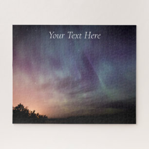 Puzzle Aurora Borealis Starry Night Stars Sky Winjigs