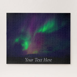 Puzzle Aurora Borealis Starry Night Stars Sky Winter