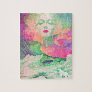 Puzzle Aurora por Clive Henry color rosa
