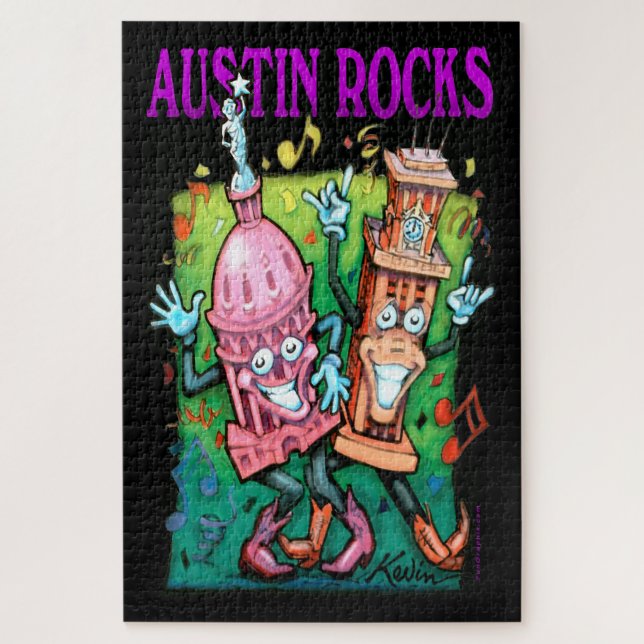 Puzzle Austin Rocks (Vertical)