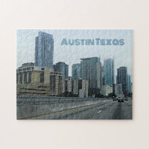 Puzzle Austin Texas en el centro de la ciudad