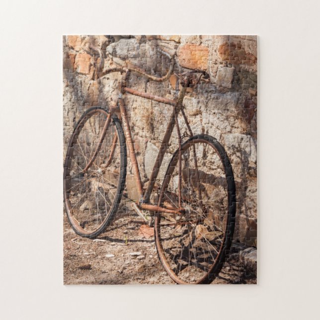 Puzzle Australia, Clare Valley, Sevenhill, bicicleta viej (Vertical)