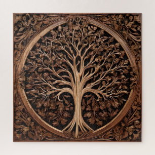 Puzzle Australia: Impresión de madera de árbol de waratah