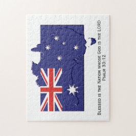 Puzzle AUSTRALIA | Nación Bendecida | BANDERA AUSTRALIANA