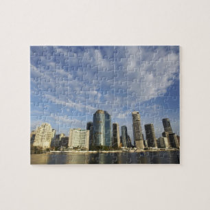 Puzzle Australia, Queensland, Brisbane, rascacielos y
