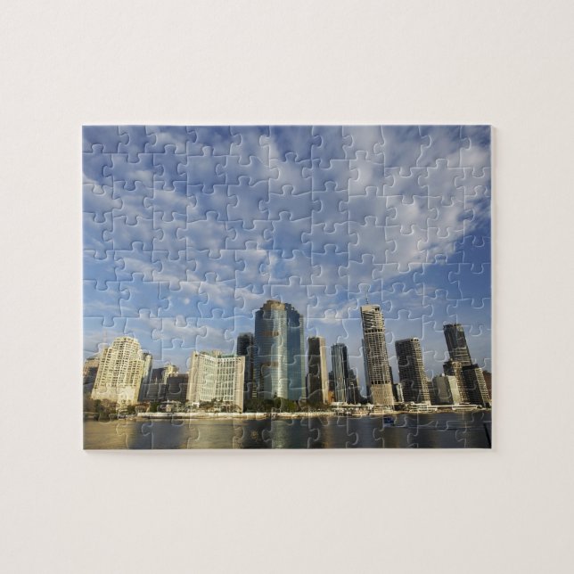 Puzzle Australia, Queensland, Brisbane, rascacielos y (Horizontal)