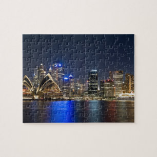 Puzzle Australia, Sydney. Panorama con Casa de la Ópera v