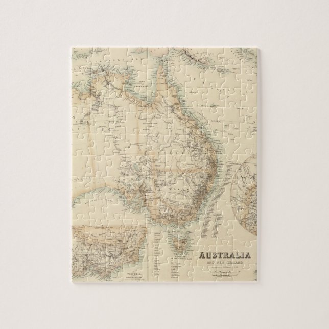 Puzzle Australia y Nueva Zelanda (Vertical)