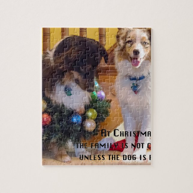 Puzzle Australianos de las Felices Navidad (Vertical)