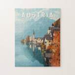 Puzzle Austria Viaje al Vintage<br><div class="desc">Diseño de arte vectorial de Austria. Armenia,  una joya oculta en el Cáucaso,  es una tierra de antiguos monasterios,  impresionantes paisajes montañosos y un rico patrimonio cultural.</div>