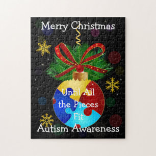 Puzzle Autismo Navidades Bauble