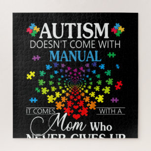 Puzzle Autista   El autismo no viene con manual