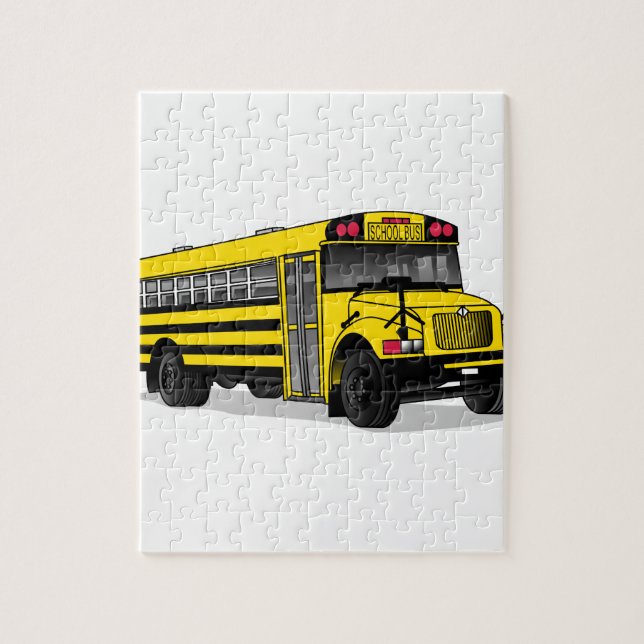 Puzzle Autobús escolar (Vertical)