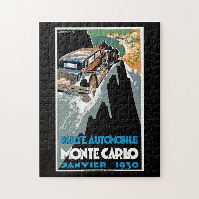 Puzzle Automóvil Monte Carlo de Rallye (Vertical)