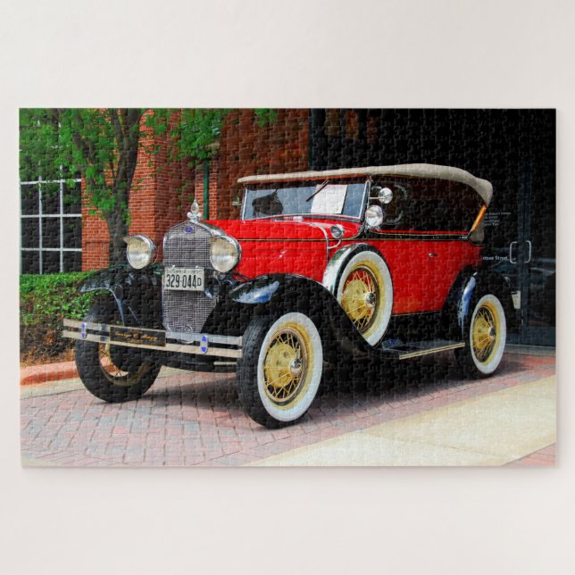 Puzzle Automóvil Vintage restaurado (Horizontal)