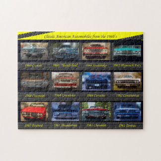 Puzzle Automóviles americanos clásicos a partir de los