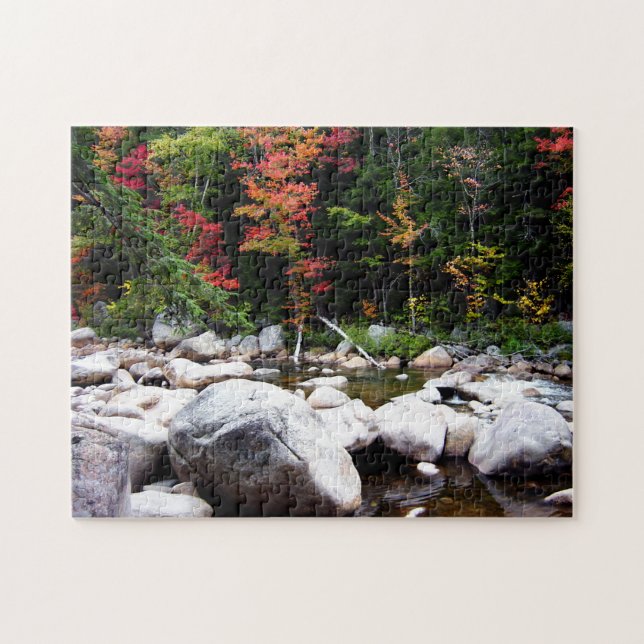 Puzzle Autopista Kancamagus en otoño (Horizontal)