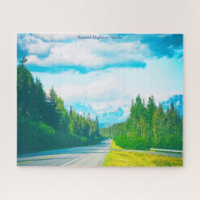 Puzzle Autopista Seward Alaska (Horizontal)