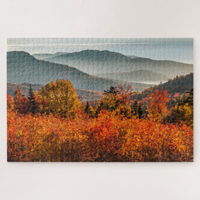 Puzzle Autopista Sunrise Kancamagus Con Vistas A Nuevo Ha (Horizontal)