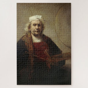 Puzzle Autoretrato con dos círculos: Genius Rembrandt