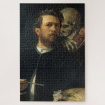 Autoretrato con la muerte como ladrón (de Böcklin)