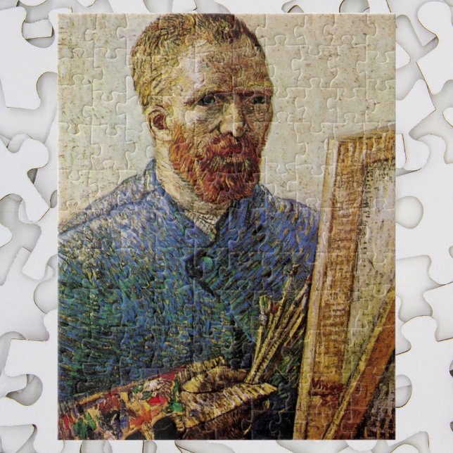 Puzzle Autoretrato de Van Gogh frente a Easel (Subido por el creador)