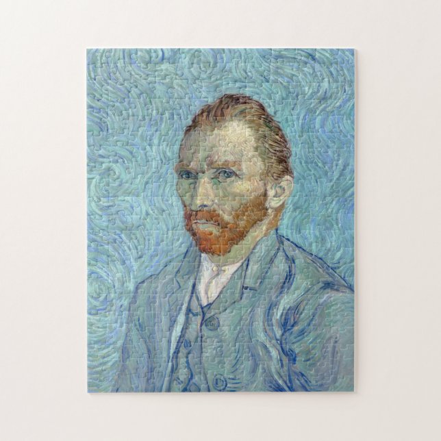 Puzzle Autoretrato, Vincent van Gogh, 1889 (Vertical)