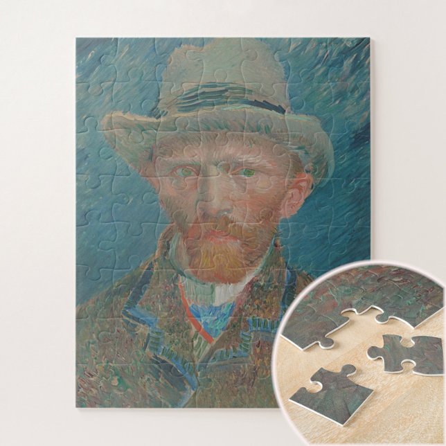 Puzzle Autoretrato, Vincent van Gogh, Bella Artes (Subido por el creador)