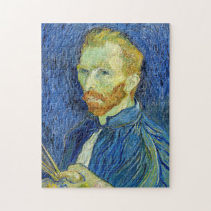 Puzzle Autorretrato con paleta de Vincent van Gogh